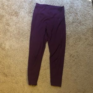 Girlfriend Collective Plum High Rise Leggings SZ S